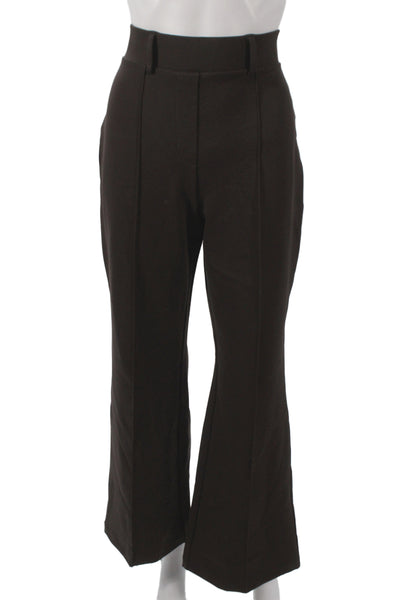 Quince Womens Brown Dress Pants Pull On Minimalist Size S