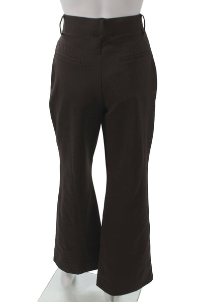 Quince Womens Brown Dress Pants Pull On Minimalist Size S