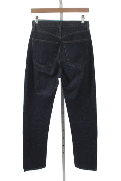 Agolde Womens Straight High Rise Blue Jeans Size 25