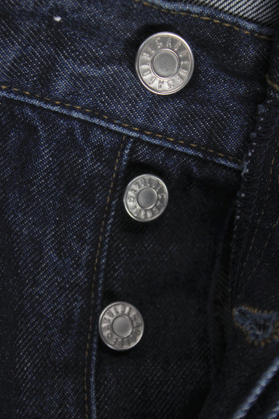 Agolde Womens Straight High Rise Blue Jeans Size 25