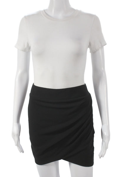 Helmut Helmut Lang Women Black Mini Skirt Polyester Short Size S