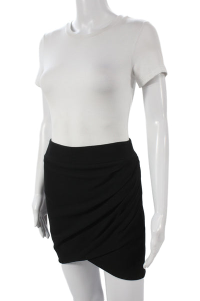 Helmut Helmut Lang Women Black Mini Skirt Polyester Short Size S