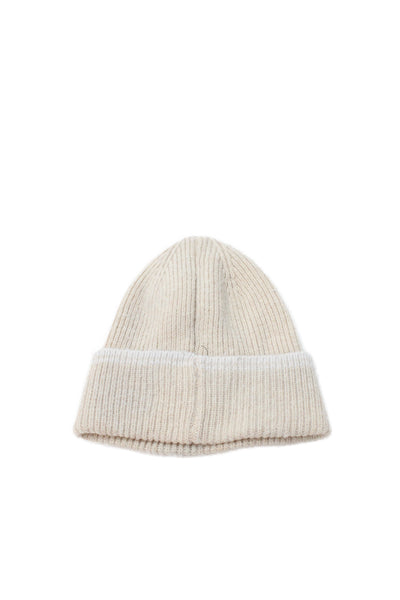 Faherty Womens Pull On Beanie Hat Beige Grey Size One Size