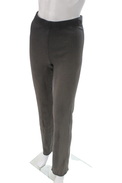 Cotton Citizen Women Ankle Leggings Black Striped 88% Cotton Fall Size S