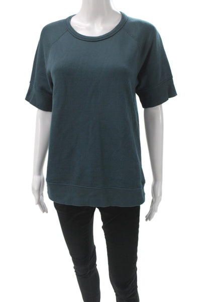 Standard James Perse Womens Basic T-Shirt Green Crew Neck Short Sleeve Size 3