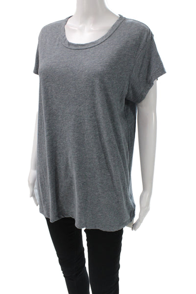 Cotton Citizen Women Black Cotton Tie Dye T-Shirt Crew Short Sleeve Size M