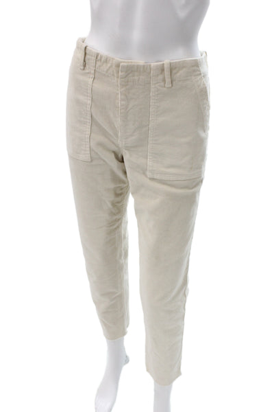 Nili Lotan Womens Beige Ankle Pants Size 6