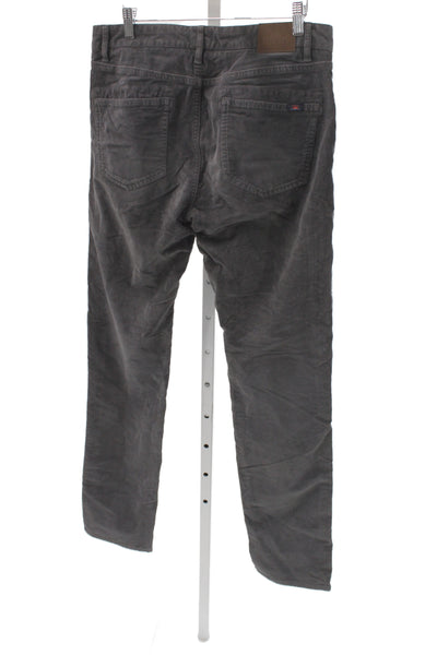 Faherty Mens Straight Black Cotton Blend Jeans Size 30