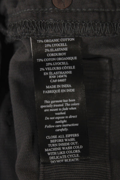 Faherty Mens Straight Black Cotton Blend Jeans Size 30