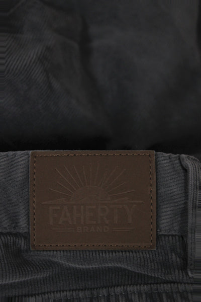 Faherty Mens Straight Black Cotton Blend Jeans Size 30