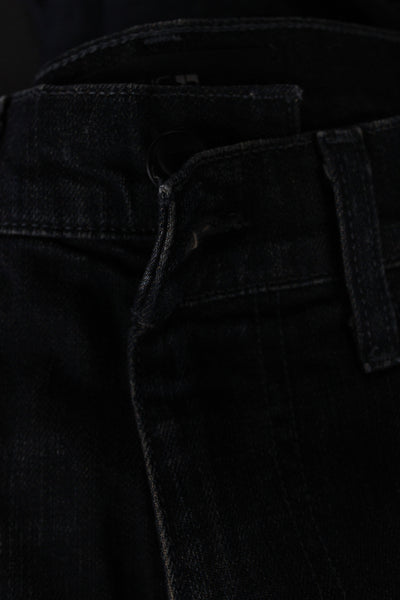 Joes Jeans Women Straight Black Cotton Blend Jeans Size 31