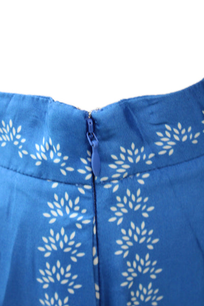 Toccin Womens Floral Blue Shorts Zip Size 2