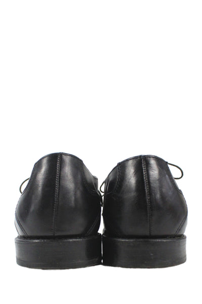 Allen Edmonds Mens Leather Lace Up Oxford Dress Shoes Black Size 9.5