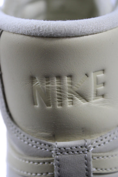 Nike Womens Leather Blazer Mid Premium Sneakers Alabaster Yellow Size 8.5