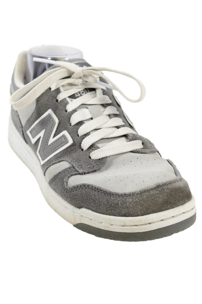 New Balance 480 Mens Colorblock Low Top Sneakers Gray Size 8
