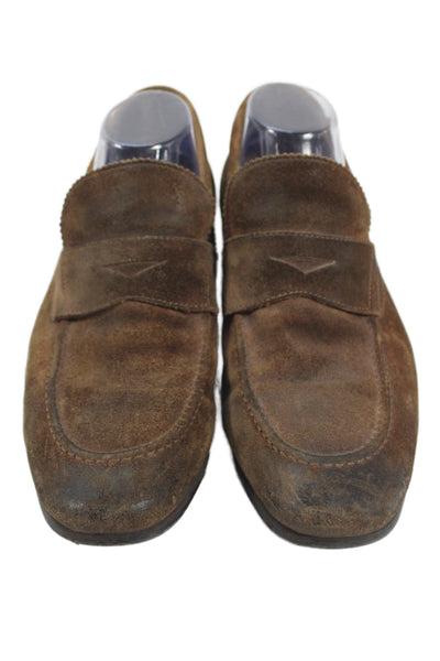 To Boot New York Mens Leather Slip On Loafer Dress Shoes Brown Size 10.5