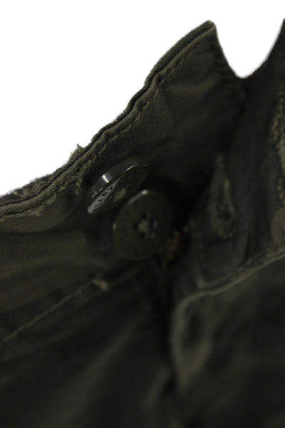 Sanctuary Womens Cargo Pants Camo Green Size 27