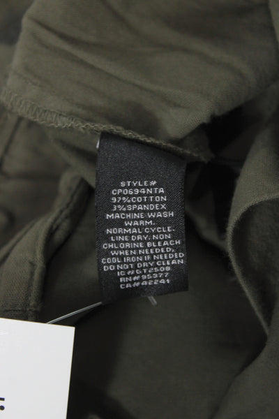 Sanctuary Womens Cargo Pants Camo Green Size 27
