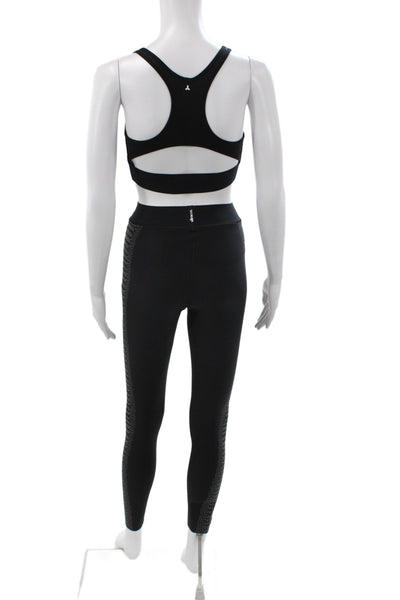 Ultracor Women Black Animal Print Leggings Athleisure Pullover Size XS
