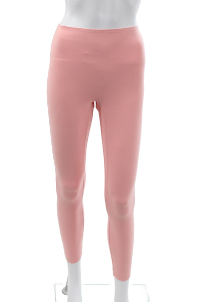 Le Ore Women Pink Athleisure Leggings Outfit Sleeveless Scoop Neck Size S