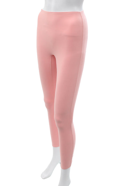 Le Ore Women Pink Athleisure Leggings Outfit Sleeveless Scoop Neck Size S