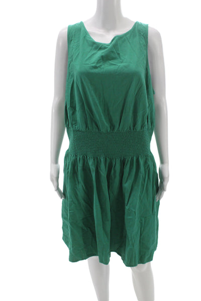 Universal Thread Womens Green Tank Dress Sleeveless Round Neck Size L