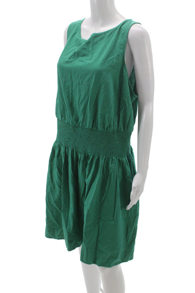Universal Thread Womens Green Tank Dress Sleeveless Round Neck Size L