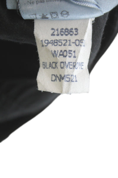 Paige Womens Cropped Black Low Rise Jeans Size 30