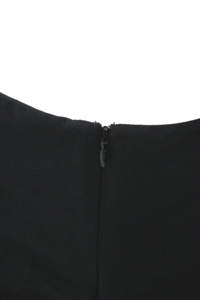 Peace of Cloth Women Dress Pants Black Zip Inseam 26 Size 2