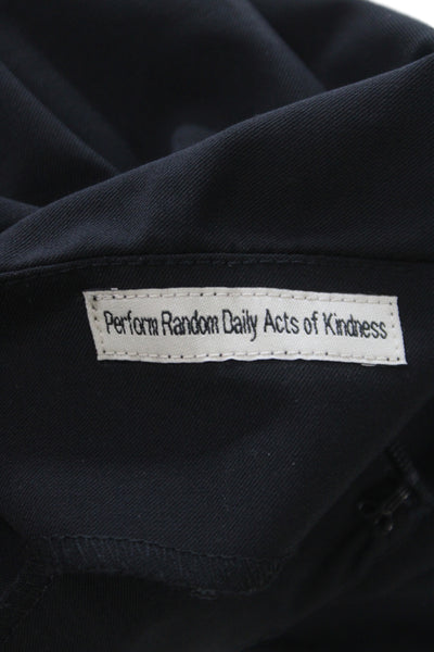 Peace of Cloth Women Dress Pants Black Zip Inseam 26 Size 2
