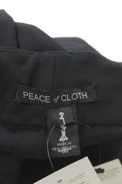 Peace of Cloth Women Dress Pants Black Zip Inseam 26 Size 2