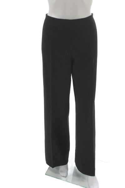Les Copains Women Dress Pants Black Polyester Zip Size 40