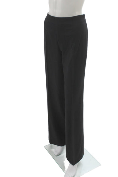Les Copains Women Dress Pants Black Polyester Zip Size 40