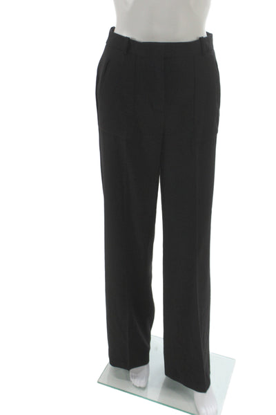 Les Copains Women Dress Pants Black Polyester Zip Size 40