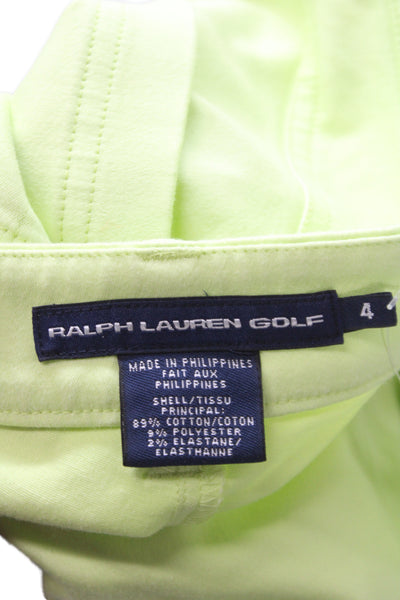 Ralph Lauren Golf Women Green Chino Pants 28 Inseam Size 4