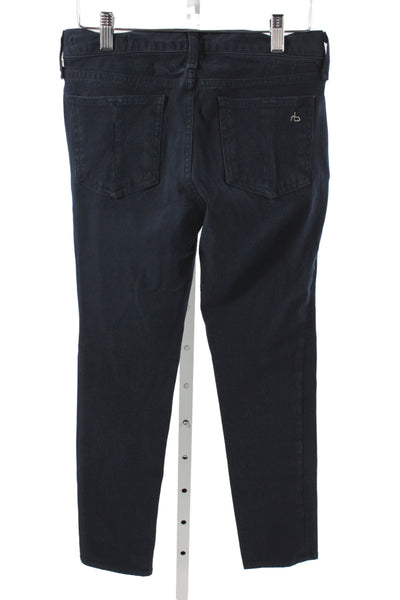 Rag & Bone Women Skinny Jeans Blue Cotton Equestrian Size 27