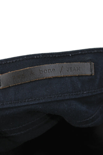 Rag & Bone Women Skinny Jeans Blue Cotton Equestrian Size 27