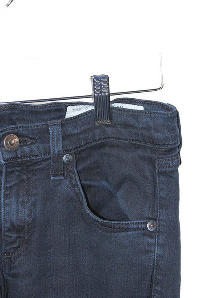 Rag & Bone Jean Womens Skinny Black Jeans Size 26