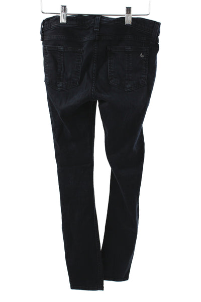 Rag & Bone Jean Womens Skinny Black Jeans Size 26