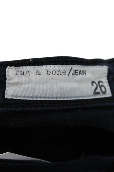 Rag & Bone Jean Womens Skinny Black Jeans Size 26