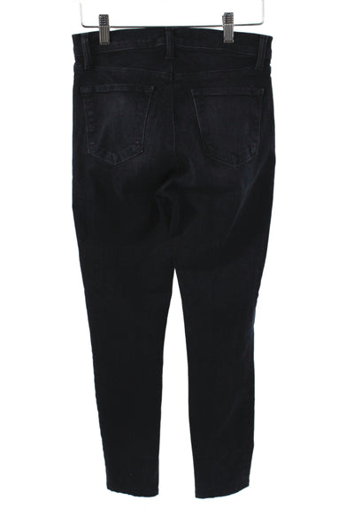 J Brand Womens Skinny Black Jeans Mid Rise Cotton Size 27
