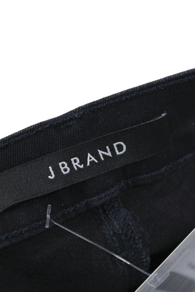 J Brand Womens Skinny Black Jeans Mid Rise Cotton Size 27