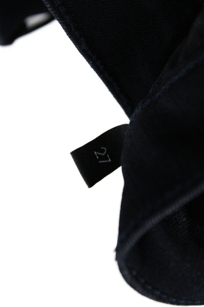 J Brand Womens Skinny Black Jeans Mid Rise Cotton Size 27