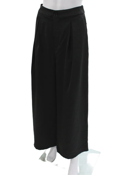 Banana Republic Womens Dress Pants Black 100% Polyester Size 8