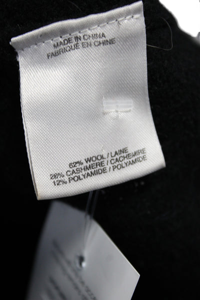 Helmut Lang Women Pullover Sweater Black V-Neck Long Sleeve Size S