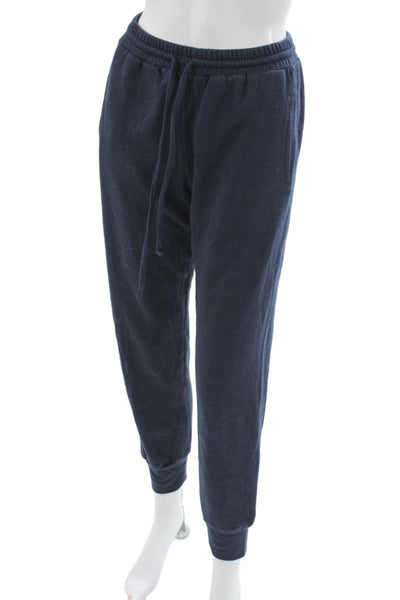 Suburban Riot Women Jogger Pants Blue Drawstring Solid Athleisure Size S