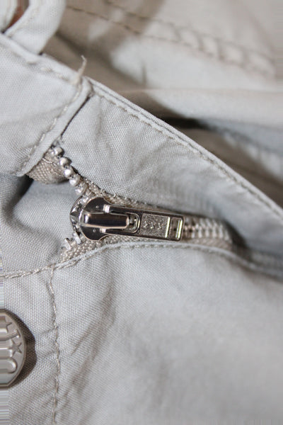 Oilily Women Cotton Gray Cargo Capri Pants Size 40