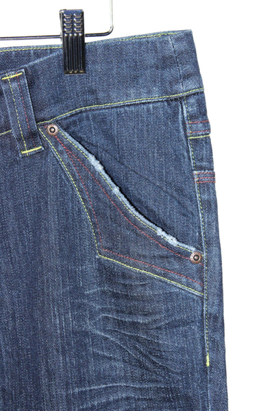 Oilily Womens High Rise Bootcut Jeans Blue Cotton Size 42