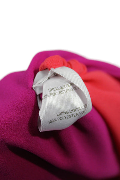 Belle Badgley Mischka Womens Maxi Dress Pink Sweetheart Sleeveless Zip Size 4