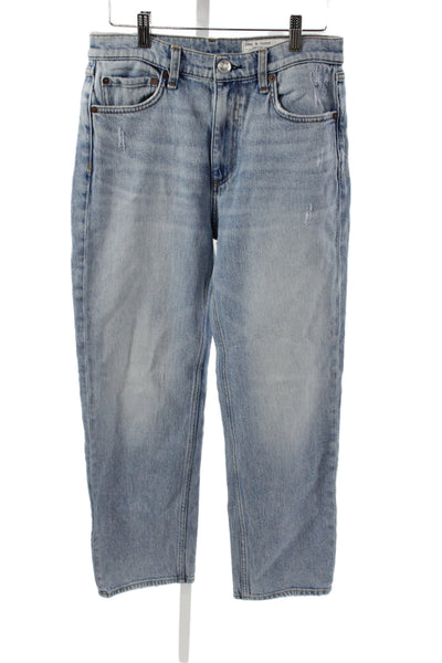 Rag & Bone Womens Straight Blue Jeans Cotton Size 26